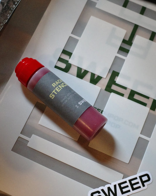 Sweep Racket Stencil & Ink Set
